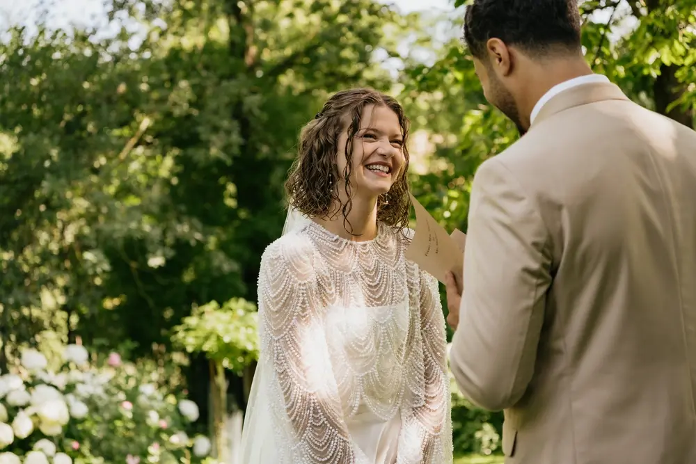 Hochzeitsmoment, festgehalten von Momentsammler